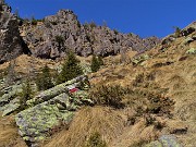 32 Seguo in salita i radi bolli bianco-rossi
